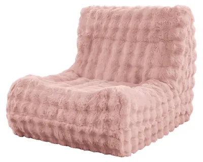 Produktbild von AIORBER Sitzsack Sessel Raupen design Ergonomisches Bodensofa Weicher Flanellbezug Gemütlicher Bodensessel Polstersessel für Wohnzimmer Schlafzimmer, Rosa