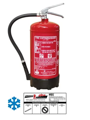 Produktbild von 6 Liter AB Feuerlöscher Schaum frostsicher 13 A, 144 B = 4 LE