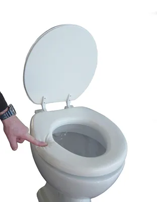 Productafbeelding van Zachte Toiletdekking voor Comfortabel Zitgemak in Wit