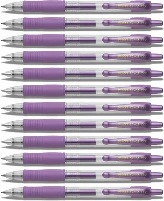 Immagine prodotto di Penna gel Pilot G2-07 viola metallizzato - confezione da 12