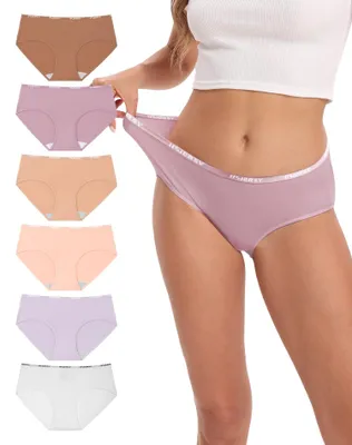 Produktbild von Damen-Unterwäsche aus Stretch-Baumwolle, 6er-Pack
