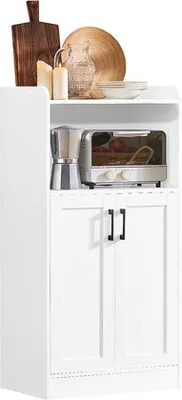 Produktbild von Aufbewahrungsschrank – Beistellschrank – Küchenablage – MDF – 60 cm x 120 cm x 39 cm – 26,8 kg – 2 Einlegeböden – Verstellbarer Einlegeboden