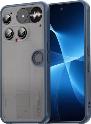 Obrázok produktu pre Puzdro pre Nothing Phone (3) - Zadný kryt Phonesta AirFrost Polopriehľadné - Matná modrá