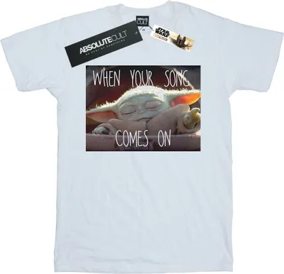Produktbild von Star Wars - "The Mandalorian The Child Song" T-Shirt für Damen BI45669 (XL) (Weiß)