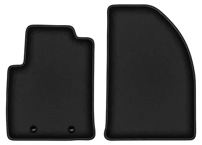 Obrázok produktu pre Predné velúrové koberce pre: Ford Fiesta MK6 2002-2010 (hatchback) – 2 ks, čierne, na mieru – Wielganizator DURBAN