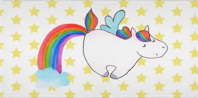 Produktbild von Mr. & Mrs. Panda Handtuch Einhorn Fliegendes Pferd - Weiß - Geschenk, Spielen, Realität, Frotteehandtuch, Regenbogen, gesichtstuch, Unicorn, Flauschtuch, Glitzer, 50x100