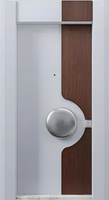 Productafbeelding van Designerdeuren in grijstint, compleet. Robuuste deuren voor appartementen. Moderne voordeuren