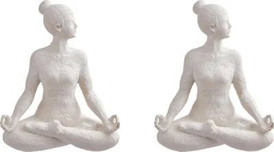 Produktbild von BUTLERS Deko-Statue LOTUS 2er-Set