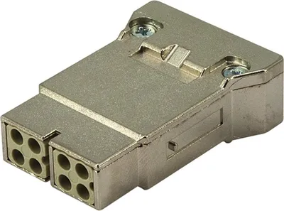 Produktbild von HARTING Han MegaBit Modul für 2 Kabel Buchseneinsatz (F) Crimpanschluss, 8-polig+Schirmung 50V, 10A - 1 Stück