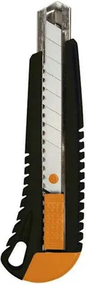 Produktbild von Fiskars Cuttermesser mit Metallführung, 18 mm, Orange/Schwarz, 1003749