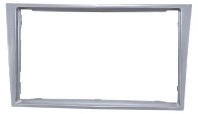 Doppel-DIN Radioblende für Opel Antara, Astra H, Zafira B, silber