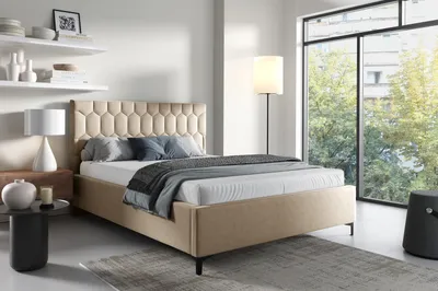 Produktbild von Polsterbett 180x200 ODETA 7 - hellbeige
