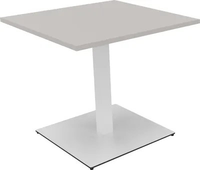 Produktbild von Bespr.ti Rechteck Tellerfuß Quadrat B800xT8000xH720 ws/Lichtgrau