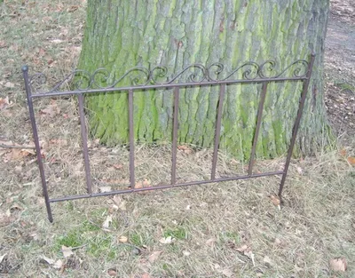 Produktbild von Steckzaun, 4 Stück, Rankgitter, Rankhilfe Beetbegrenzer Eisen je 70 cm