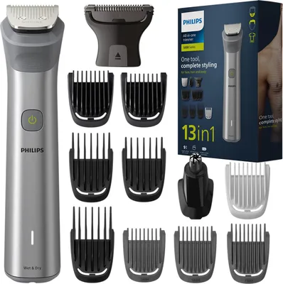 Produktbild von Philips Multigroom 5000 MG5930 13in1 Trimmer Bart Haar Körper wasserdicht