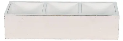 Produktbild von Clayre & Eef Holzkiste 33x12x7 cm Weiß Holz