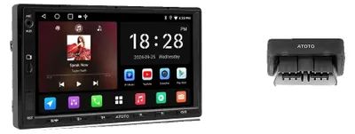 Image de Autoradio, taille de l'écran, système de navigation, avec scanner OBD2, processeur quad-core