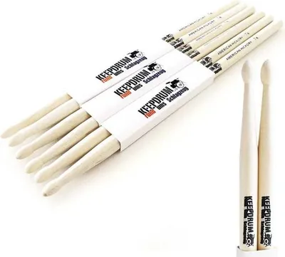Produktbild von keepdrum Schlagzeugstöcke 7A Hickory Drumsticks 3 Paar