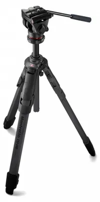 Immagine prodotto di Treppiede ibrido in carbonio MANFROTTO ONE + testa a sfera fluida 500X - MKONEC-500X