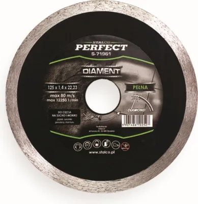 Produktbild von STALCO 125 mm Volldiamantscheibe PERFEKT