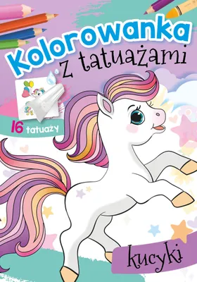 Produktbild von Kolorowanka z tatuazami Kucyki