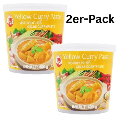 Produktbild von 2er-Pack COCK Gelbe Currypaste 400g