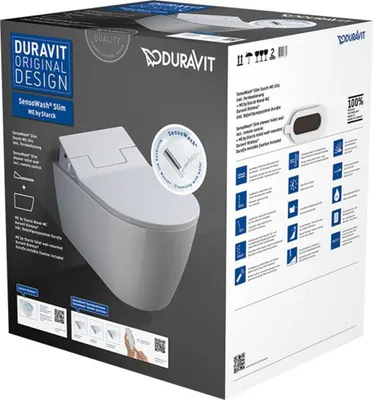 Obrázek produktu pro ME by Starck SensoWash SLIM závěsná WC souprava bílá bílá