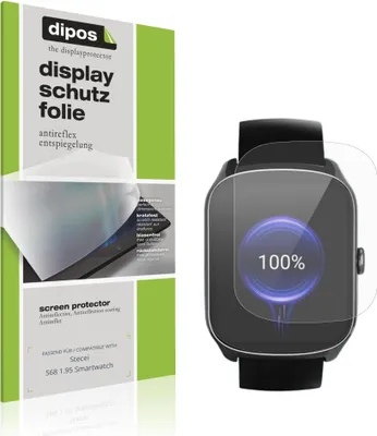 Immagine prodotto di 6x Pellicola Protettiva per Stecei S68 1.95 Smartwatch Protezione Schermo Antiriflesso dipos