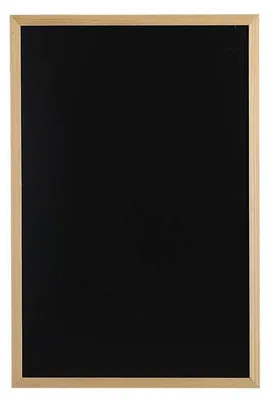 Produktbild von Kreide-Magnettafel, Metall, Kiefernholzrahmen 40x60cm