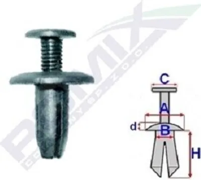 Immagine prodotto di ROMIX ROM clip per tappezzeria B22091