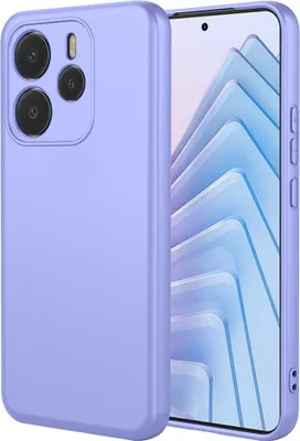 Obrázek produktu pro Pouzdro pro Xiaomi Redmi Note 14 5G - Zadní kryt Phonesta Soft Silk Silikonový - Fialové