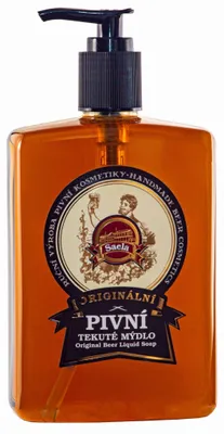 Produktbild von Saela antibakterielle Flüssigseife mit Hopfen und Vitamin B, 500 ml