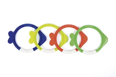 Image de Bestway® Set d'anneaux de plongée Lil' Fish™ à partir de 3 ans, set de 4 pièces