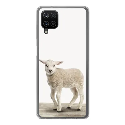 Produktbild von MuchoWow® Handyhülle Schutzhülle Hülle für Samsung Galaxy A12 Lamm - Schaf - Tiere - Kinder - Mädchen - Jungen Silikon Softcase Handy Hülle - Bild