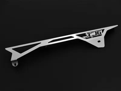 Image de Garde-chaîne compatible avec Yamaha XJ6 N BJ 2009-16 / XJ6 Diversion S BJ 2010-16 / XJ6 Diversion F BJ 2009-16 logo argenté