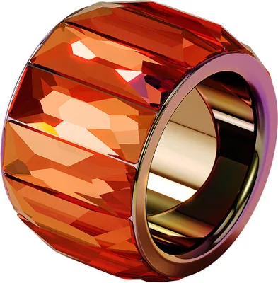 Zdjęcie produktu dla Pierścionek koktajlowy Curiosa marki Swarovski - różowy