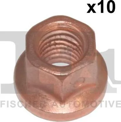 Zdjęcie produktu dla Nakrętka Ukł. Wydechowy Nakretka M8X1.25Fl Sw11 (10 Szt.)