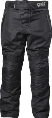 Produktbild von GMS Highway wasserdichte Kinder Motorrad Textilhose, schwarz, 152