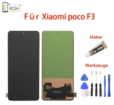 Produktbild von Für Xiaomi Poco F3 LCD Display Bildschirm Touch Screen Werkzeuge Kleber