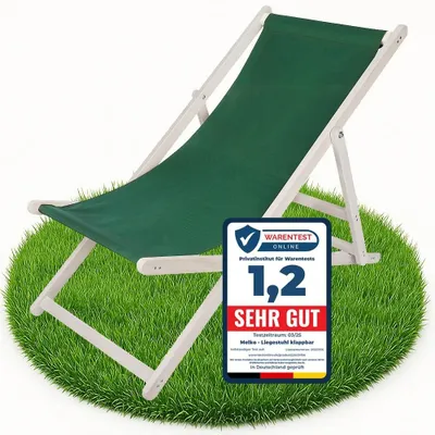Obrázek produktu pro Skládací dřevěná lehátka do zahrady a na pláž