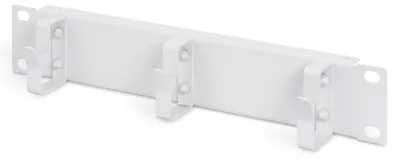Produktbild von Patchpanel Kabelmanagement Rangierpanel - 10 Zoll - 1 HE - 3 Kabelführungen - Grau