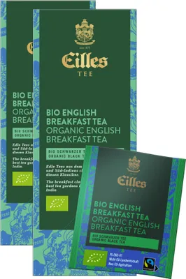 Produktbild von EILLES TEE Teebeutel  & Fairtrade English Breakfast Tea, Sparpack mit 2x25er Box