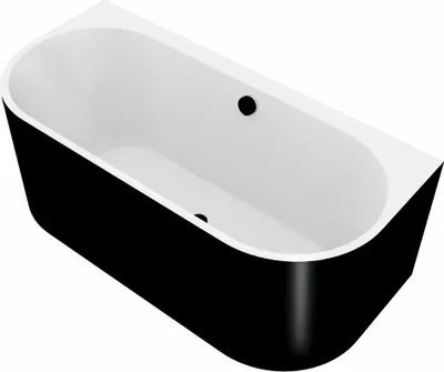 Obrázek produktu pro ASTRA DL MONOLITH vana 160x75x60cm, bílá/černá