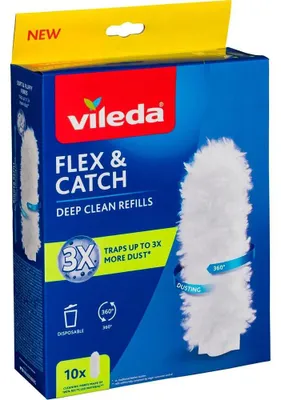 Produktbild von Staubwedel-Einsätze für Vileda Flex&Catch 10 Stück
