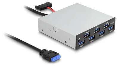 Immagine prodotto di Delock - Hub - 3,5", 5 Gbps - 7 x USB - Desktop (64207)