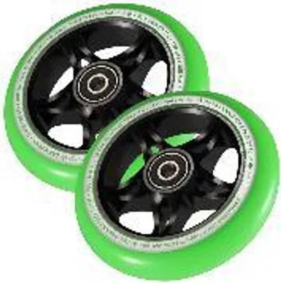Obrázok produktu pre Kolesá na kolobežku - S3 - 110 mm - čierne/zelené - Blunt Scooters