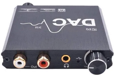 Image de Convertisseur audio numérique-analogique 192 kHz - Sortie numérique SPDIF, optique (Toslink) - Convertisseur coaxial vers sortie stéréo analogique RCA (G/D) et prise jack 3,5 mm - Compatible avec la PS3, la PS4, les lecteurs DVD et les systèmes home cinéma