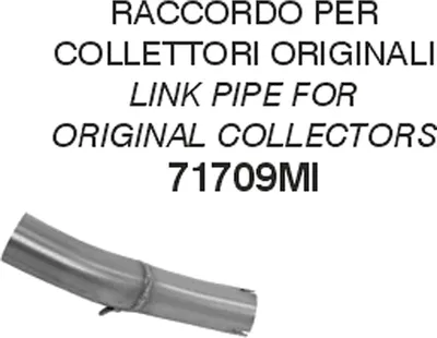 Image de Tube intermédiaire ARROW Racing pour Honda CB500X 2019- , sans catalyseur