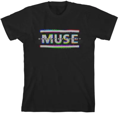Produktbild von Muse T-Shirt Herren TV Static schwarz Band-Merch, Bands 100% Baumwolle L