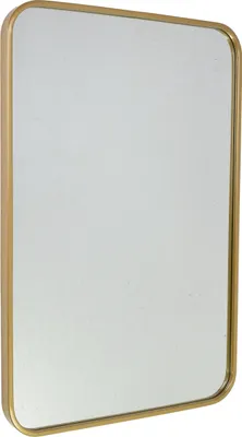 Produktbild von Fragix Boston Spiegel Rechteckig - Gold - Metallrahmen - 75x50